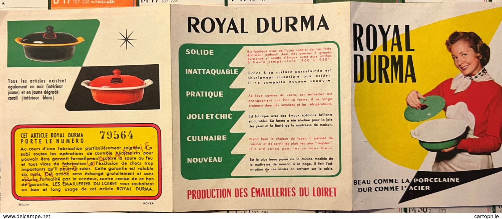 Trois Depliants Publicités Illustrées Diverses - Années 1950 - Lotion Fluxellite - Royal Durma - Biberon Remond - Publicités