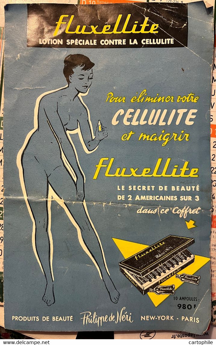 Trois Depliants Publicités Illustrées Diverses - Années 1950 - Lotion Fluxellite - Royal Durma - Biberon Remond - Publicités