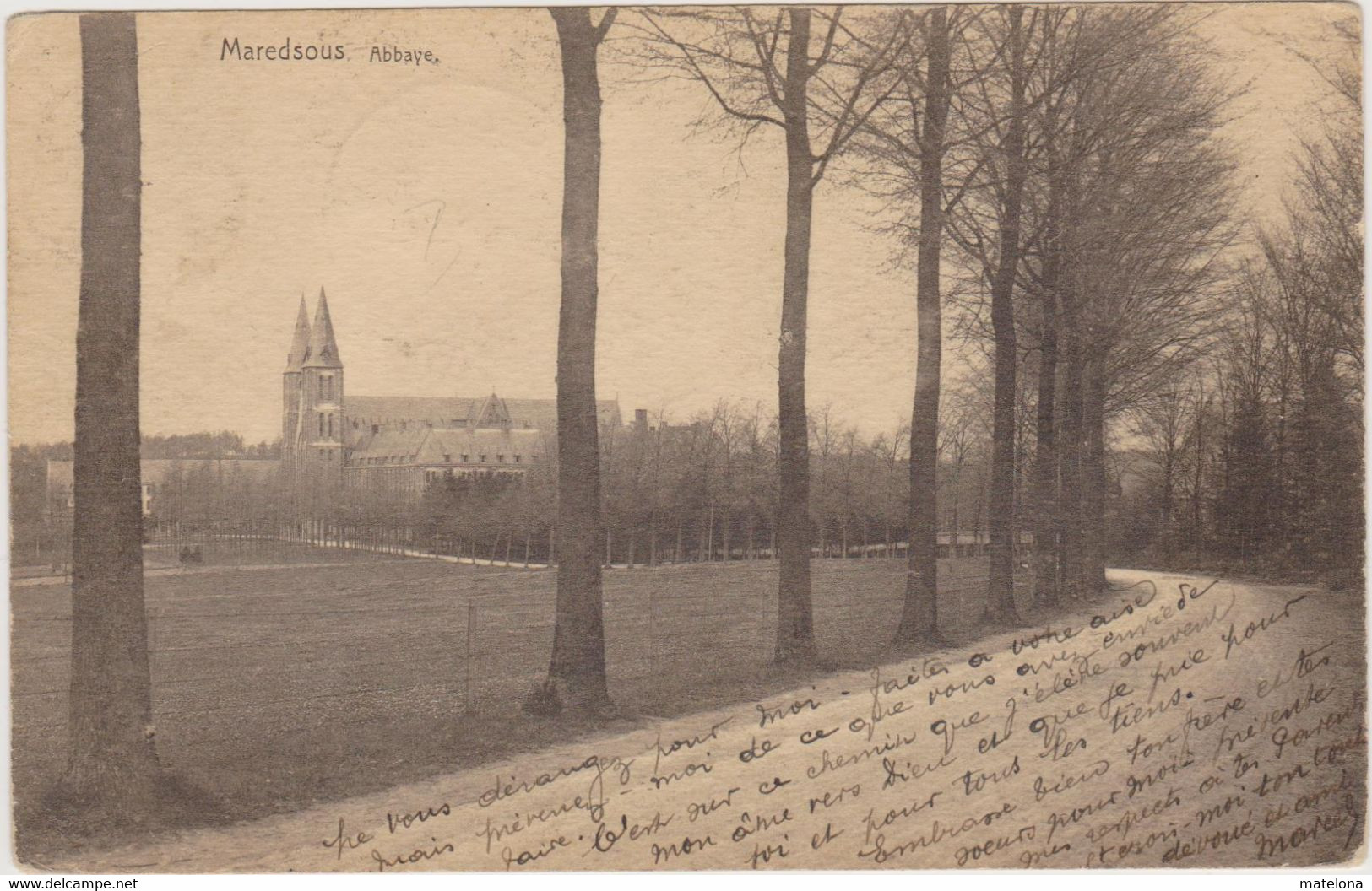 BELGIQUE NAMUR  MAREDSOUS  ABBAYE - Anhée