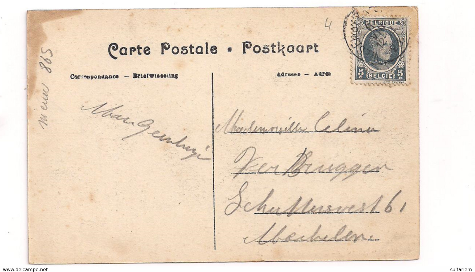 Belgique Carte Postale OPHEM-WESEMBEEK La Chaussée De Malines - Wezembeek-Oppem