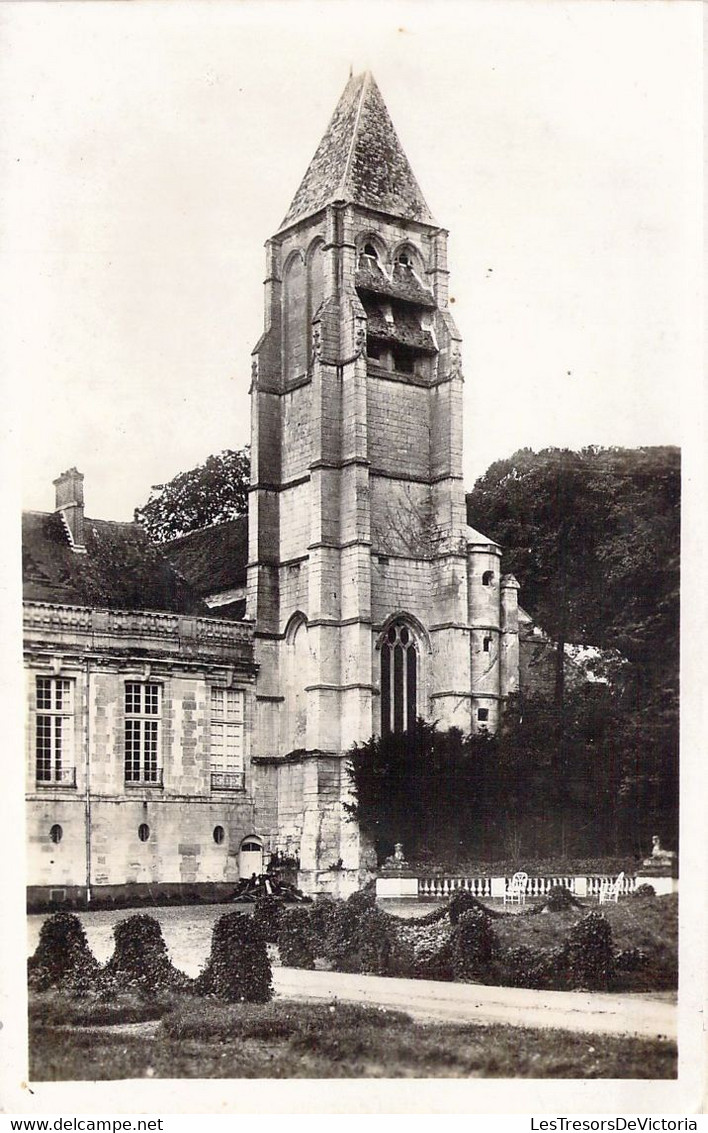 FRANCE - 95 - Méry - L'église Et Le Château - Edition Guéréau - Carte Postale Ancienne - Mery Sur Oise