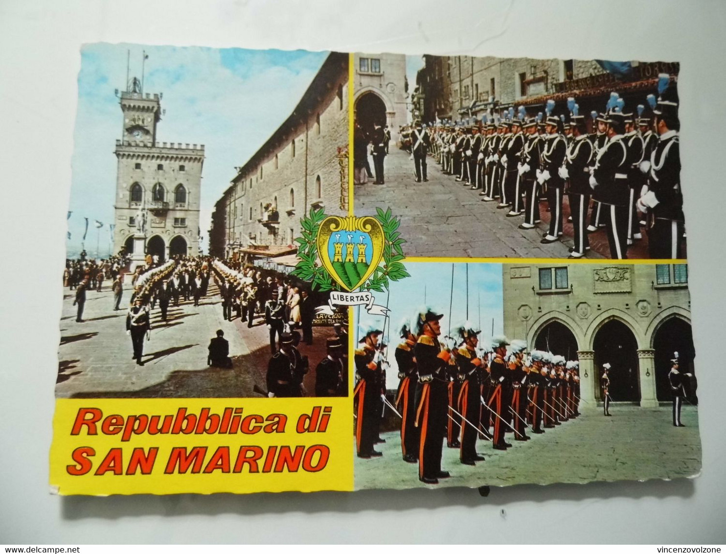 Cartolina  "Repubblica Di S. Marino - CAMBIO DEI REGGENTI, LE MILIZIE, LA GUARDIA NOBILE" - San Marino