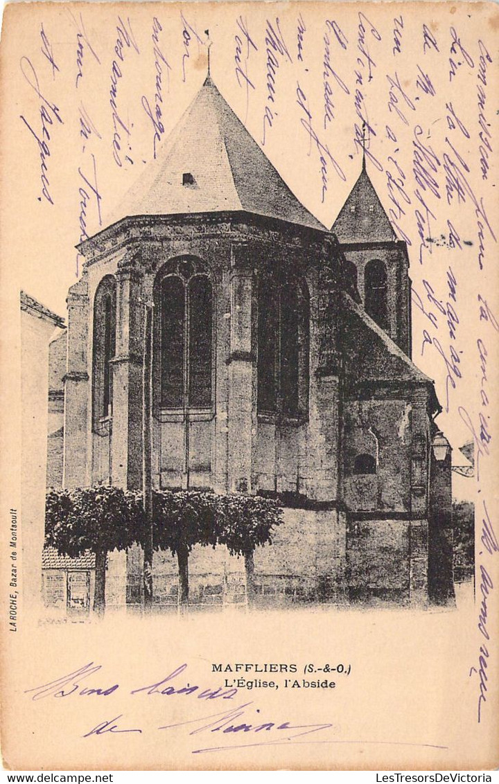 FRANCE - 95 - MAFFLIERS - L'église - L'abside - Carte Postale Ancienne - Maffliers