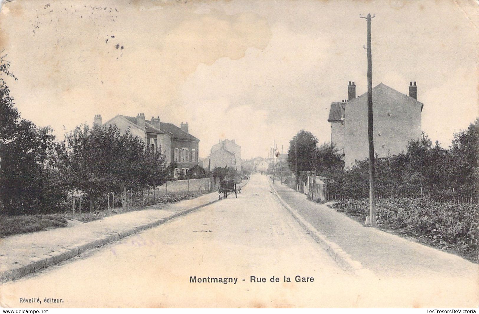 FRANCE - 95 - MONTMAGNY - Rue De La Gare - Editeur Réveillé - Carte Postale Ancienne - Montmagny