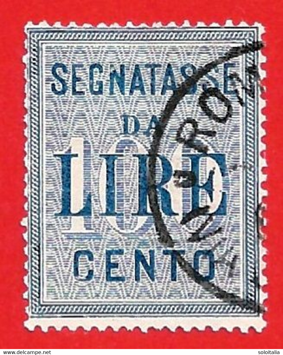 1903 (32) Tipo Del 1894 Lire 100 - Taxe