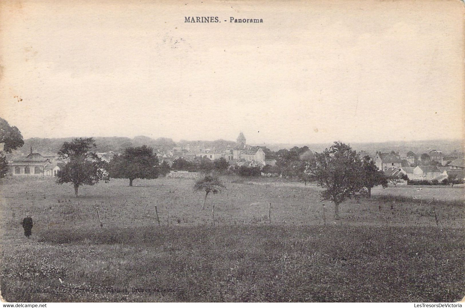 FRANCE - 95 - MARINES - Panorama - Carte Postale Ancienne - Marines