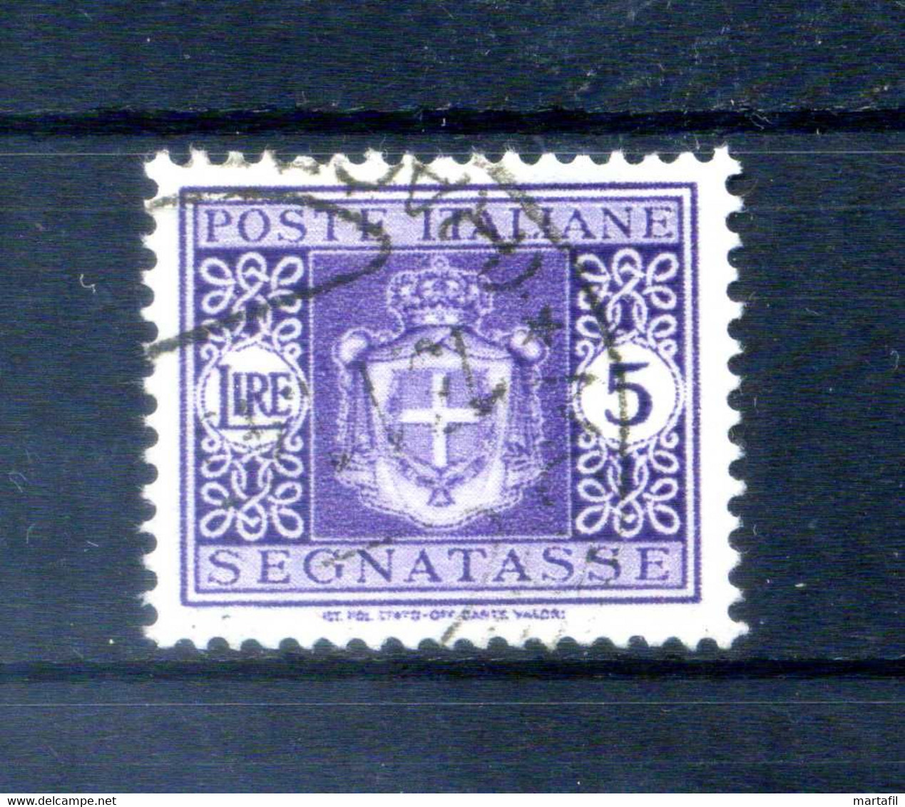 1945 LUOGOTENENZA N.83 USATO Senza Filigrana - Postage Due