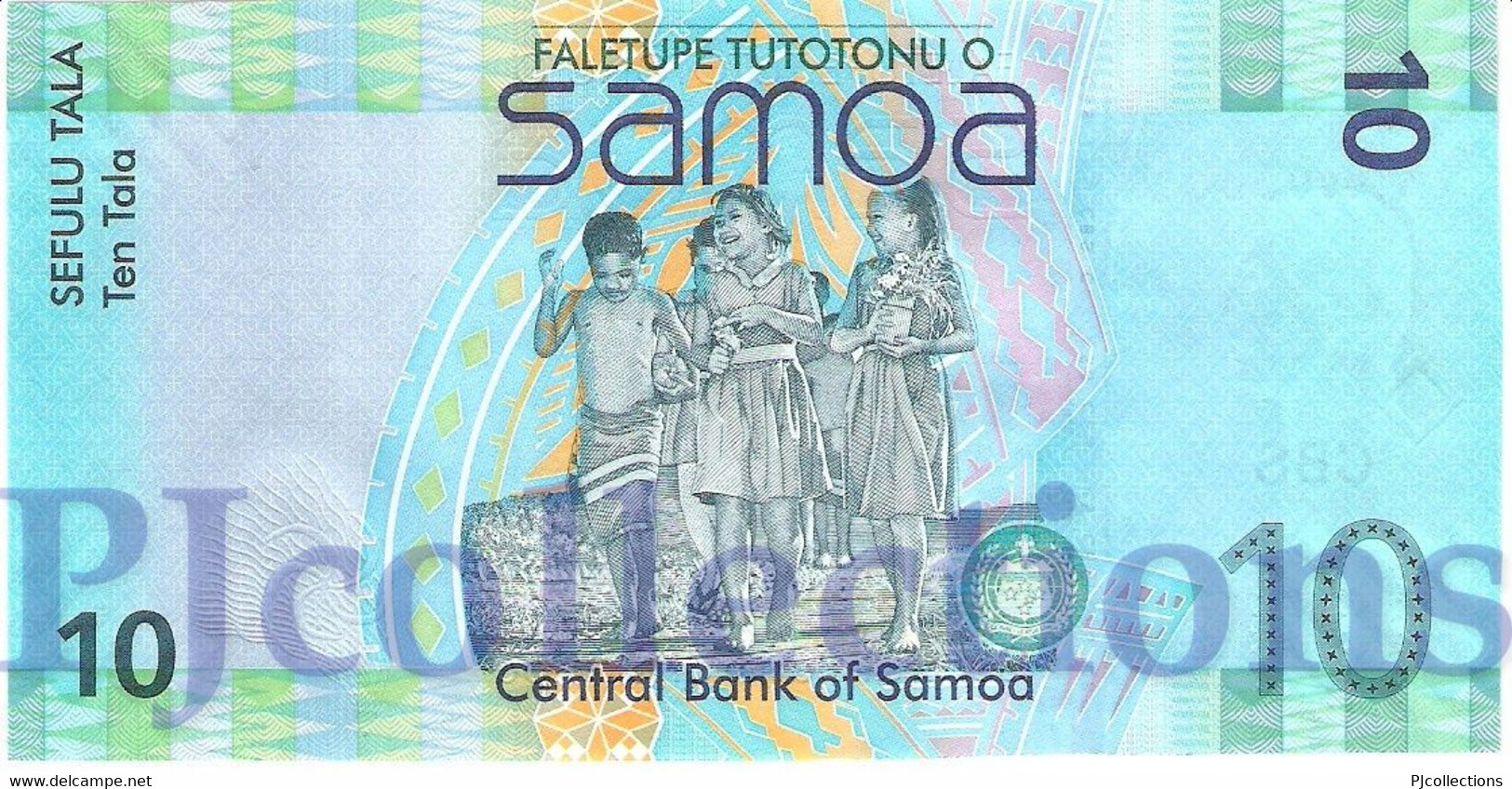 SAMOA 10 TALA 2008 PICK 39a UNC LOW SERIAL NUMBER "WT00038**" - Samoa