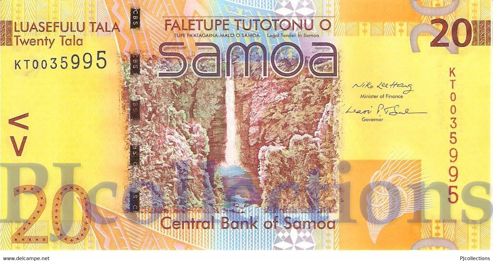 SAMOA 20 TALA 2008 PICK 40a UNC - Samoa