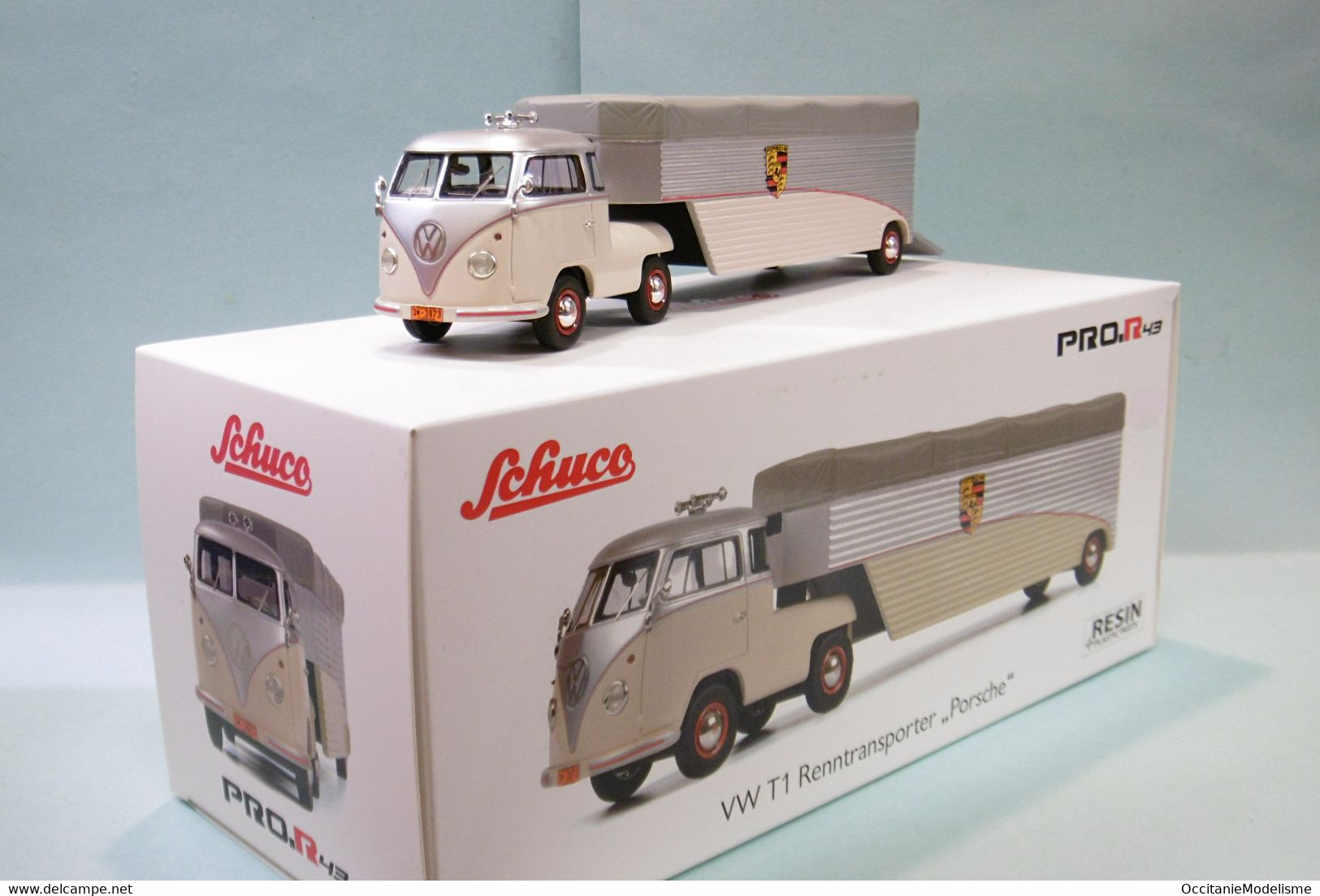 Schuco - VOLKSWAGEN VW T1 Renntransporter PORSCHE réf. 450909300 Neuf NBO 1/43