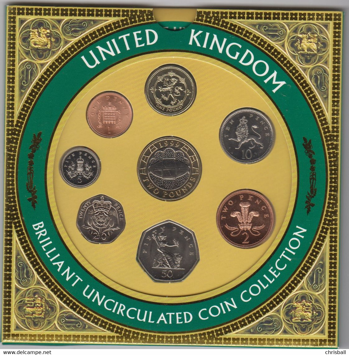 UK - 1999 Year Set BUNC Royal Mint Presentation Pack - Mint Sets & Proof Sets