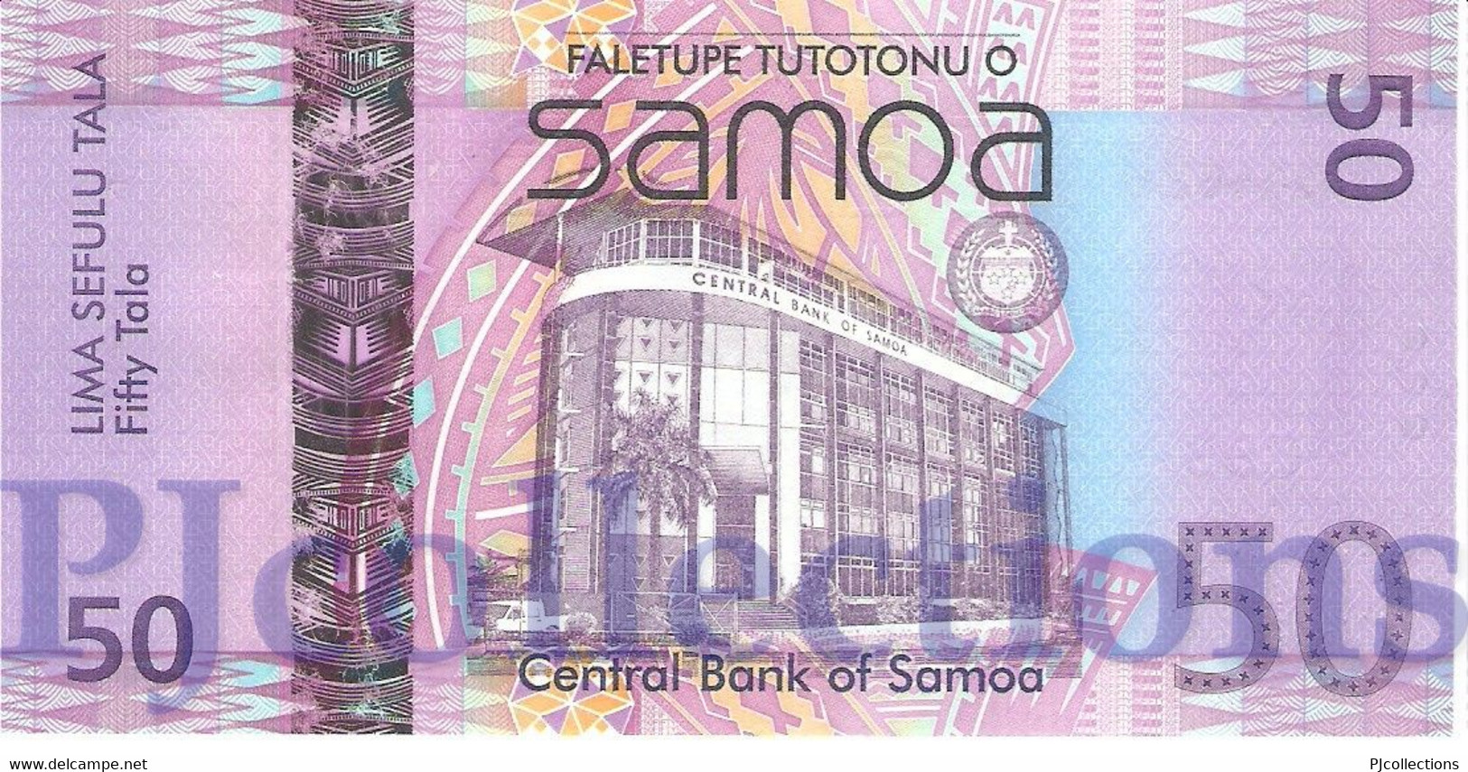 SAMOA 50 TALA 2008 PICK 41a UNC LOW SERIAL NUMBER "RE00046**" - Samoa