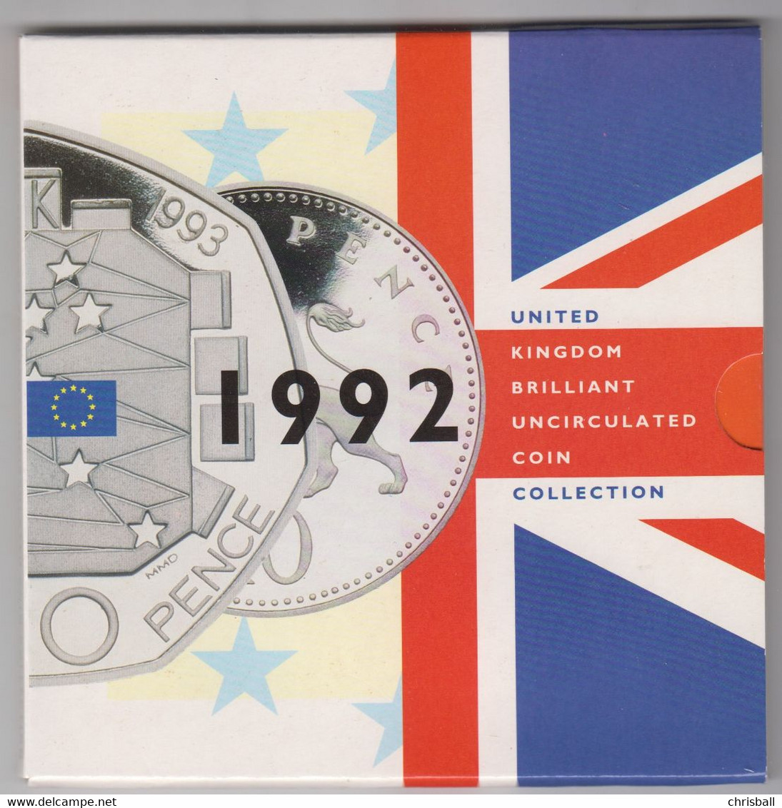 UK - 1992 Year Set BUNC Royal Mint Presentation Pack - Mint Sets & Proof Sets