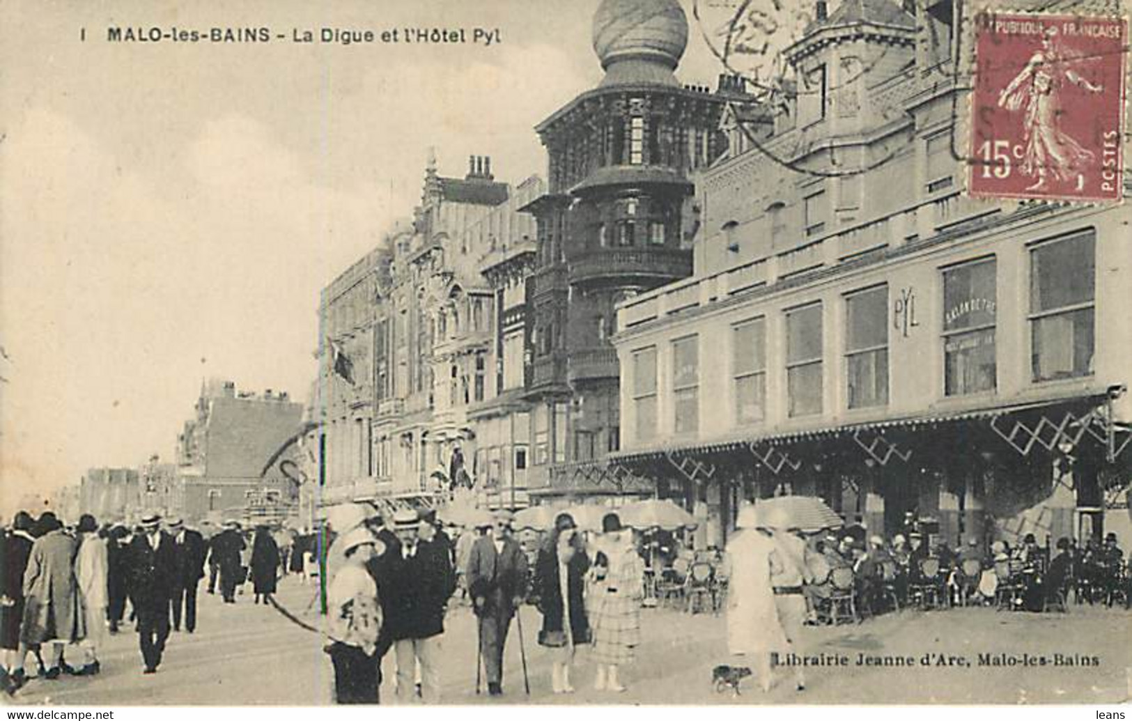 MALO LES BAINS - La Digue Et L'hôtel Pyl - Malo Les Bains