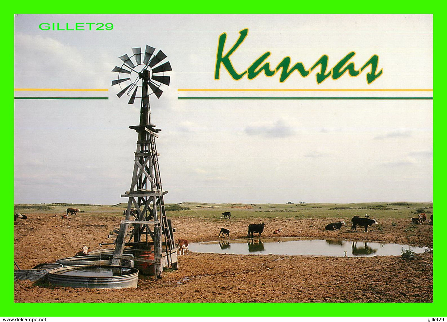 KANSAS, KS - WOODEN WINDMILLS - 1992 JOHN AVERY - - Kansas City – Kansas