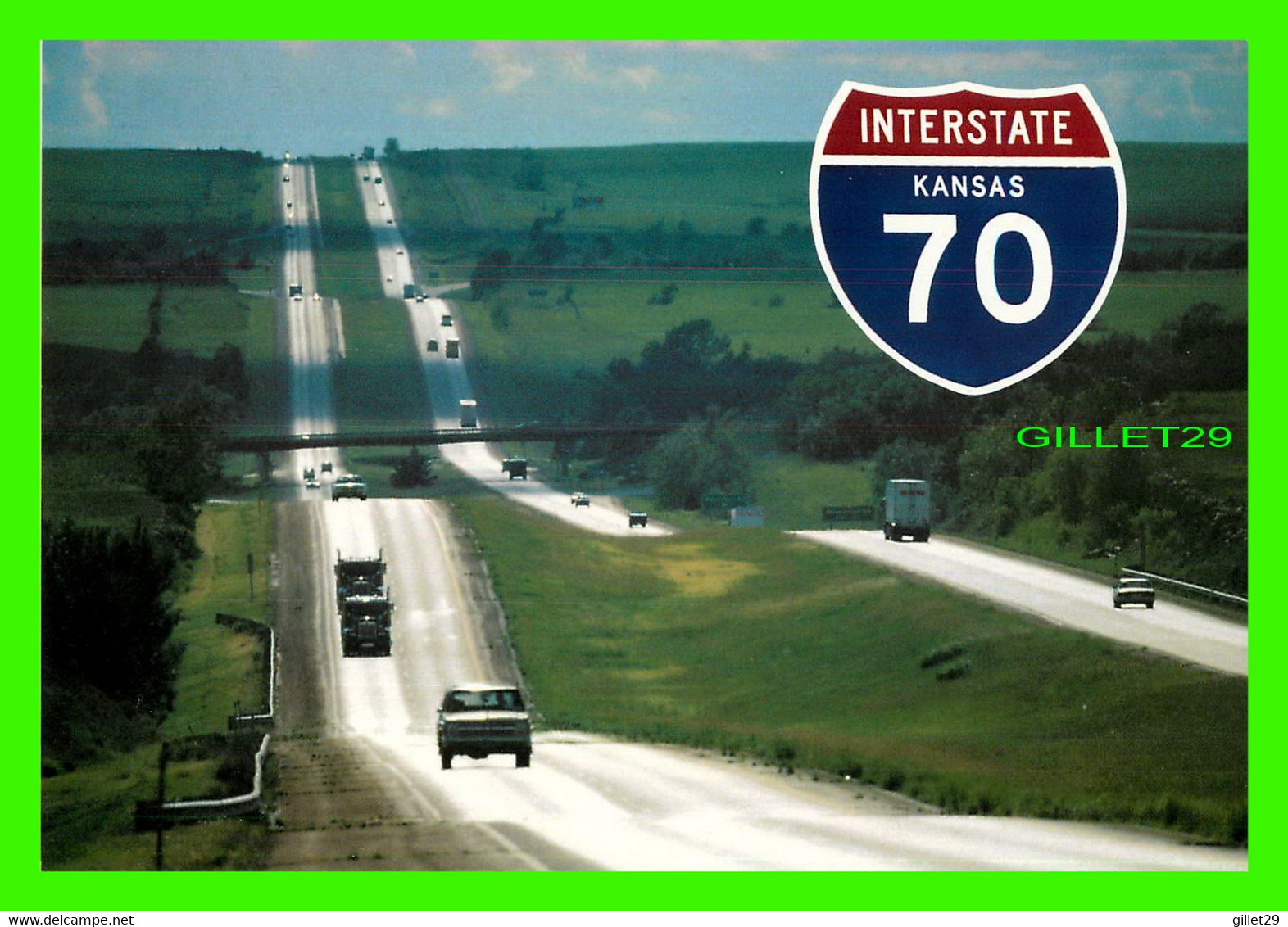 KANSAS, KS - INTERSTATE 70 CROSSES THE ENTIRE LENGHT OF KANSAS - 1992 PHOTO BY JOHN AVERY - - Kansas City – Kansas