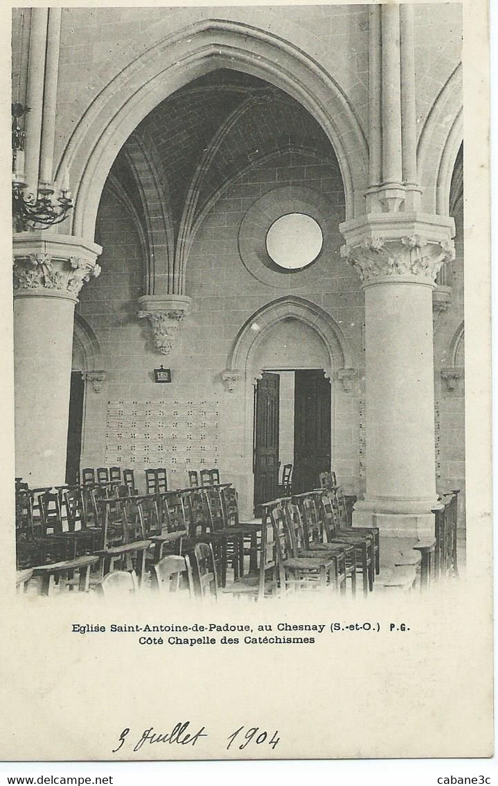 Eglise Saint Antoine De Padoue, Au Chesnay Côté Chapelle Des Catéchismes - Le Chesnay