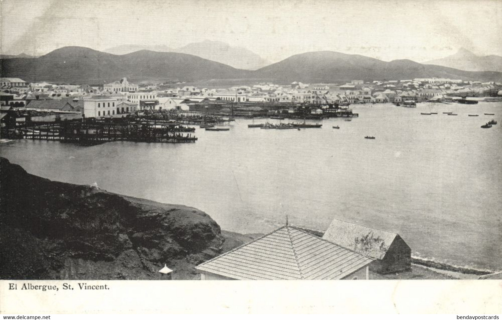 Cape Verde, St. VINCENT, El Albergue (1910s) Postcard - Cap Vert