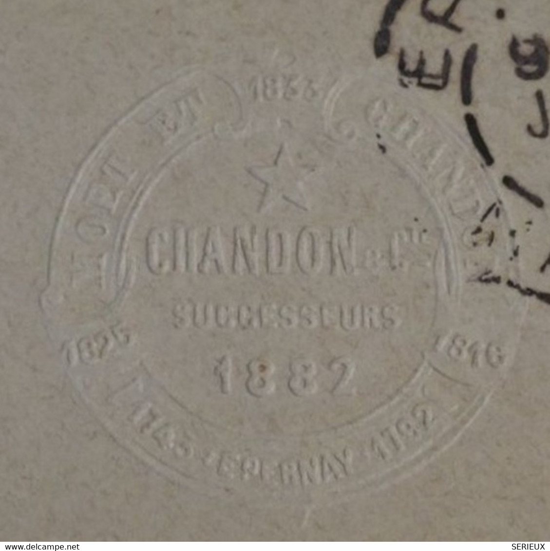 BO8 FRANCE BELLE  LETTRE ENTIER RARE CURIOSITé1890 MOET & CHANDON  EPERNAY A CONGRES BELGIQUE +  AFFRANCH. INTERESSANT++ - Other & Unclassified