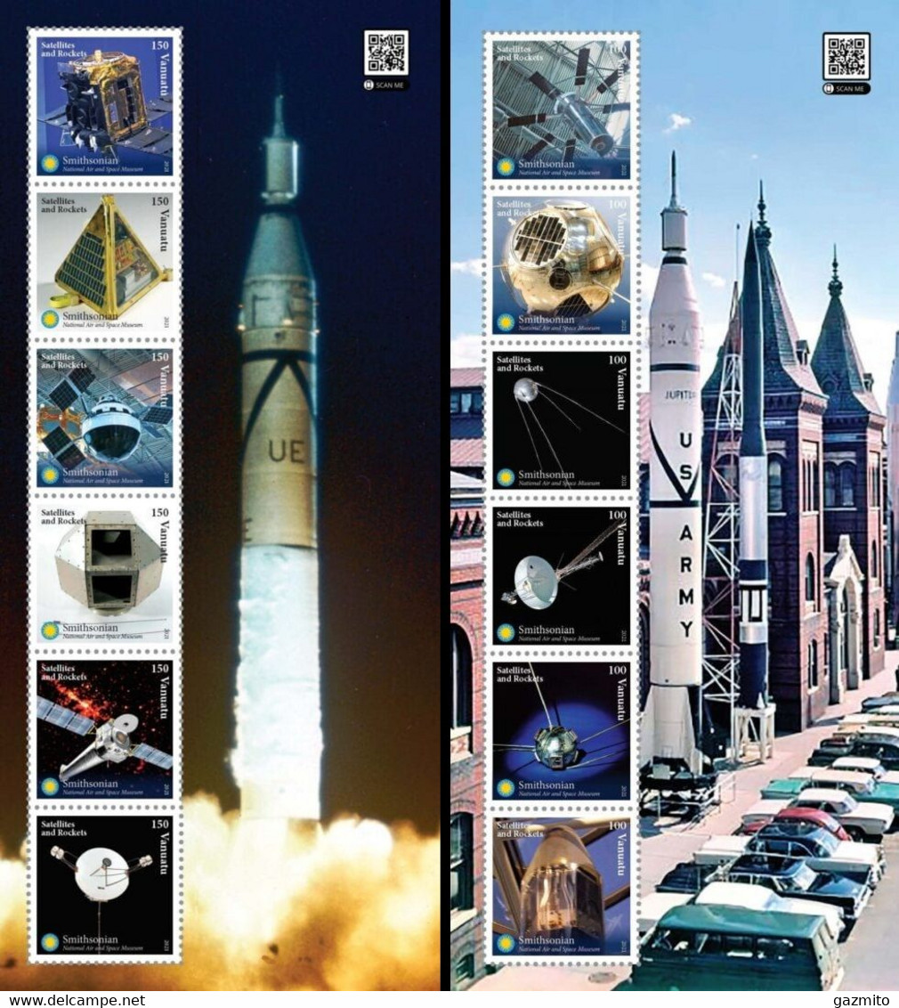 Vanuatu 2021, Smithsonian Space, Rocket, Car, 2BF - Oceania