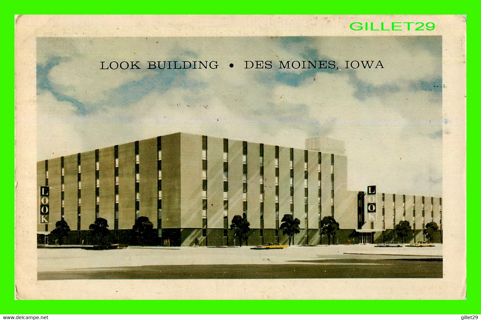 DES MOINES, IA - LOOK BUILDING - TRAVEL - LOOK MAGAZINE SUBSCRIPTION DEPARTMENT - - Des Moines