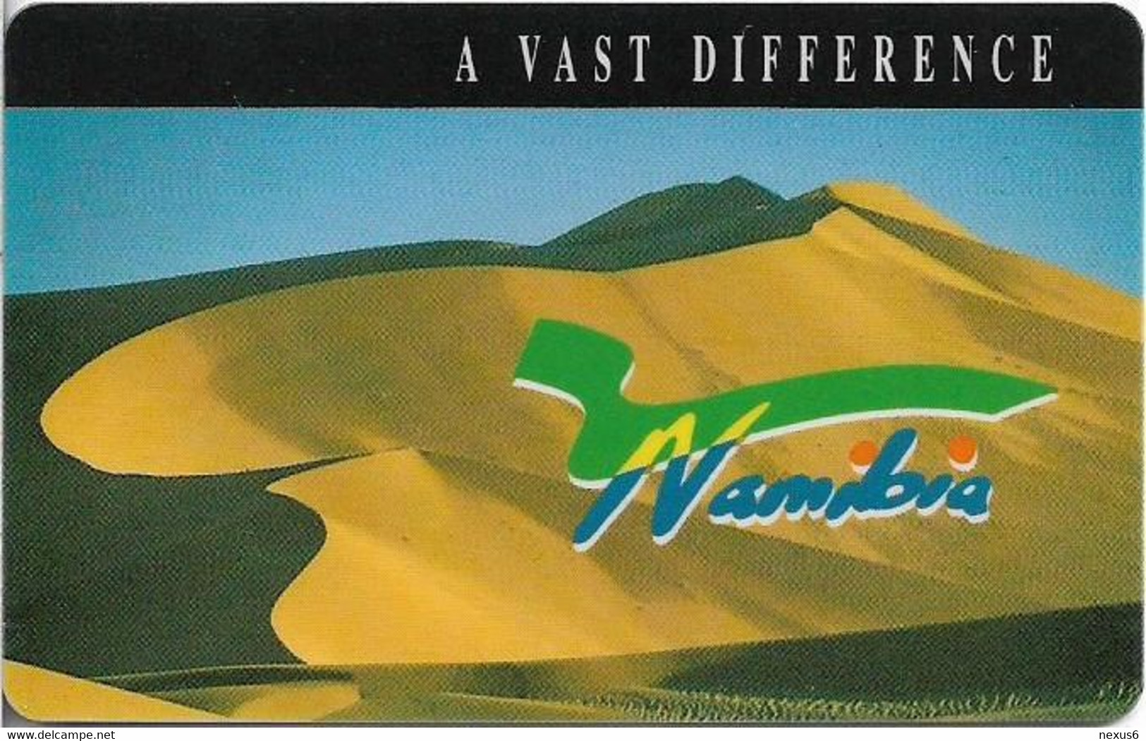 Namibia - Telecom Namibia - Dunes, Chip Siemens S31, (Cn. NAEI Xxxxx Xxx, Normal 0), Fluo Issue, 10$, Mint - Namibië