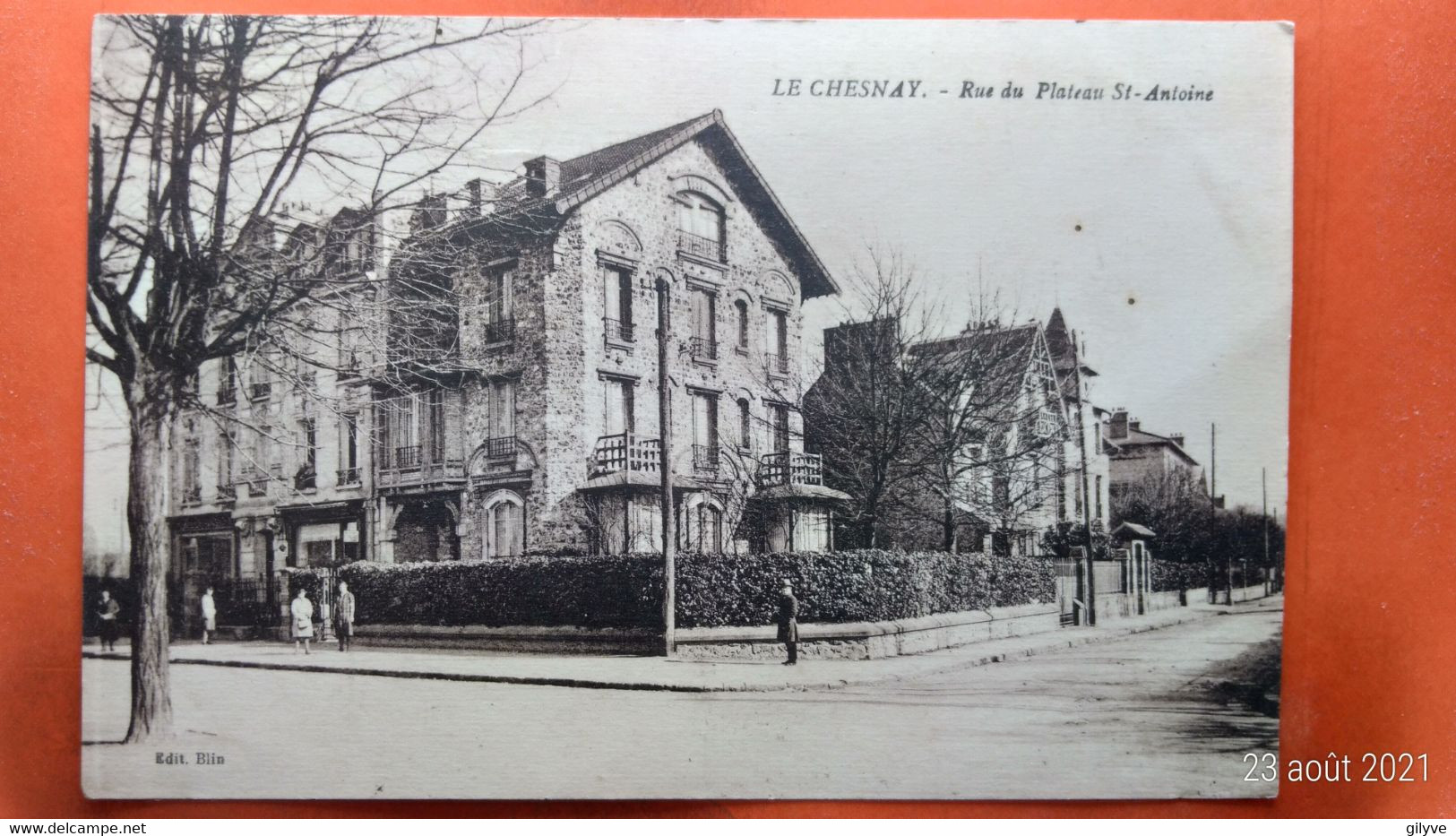 CPA (78) Le Chesnay. Rue Du Plateau St Antoine. Animation.  (X.1066) - Le Chesnay