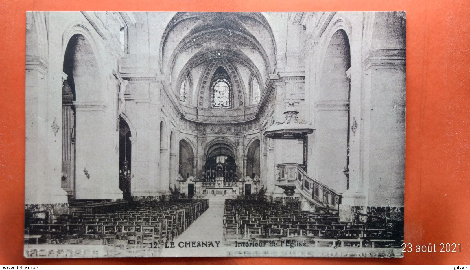 CPA (78) Le Chesnay. Intérieure De L'église.  (X.1068) - Le Chesnay