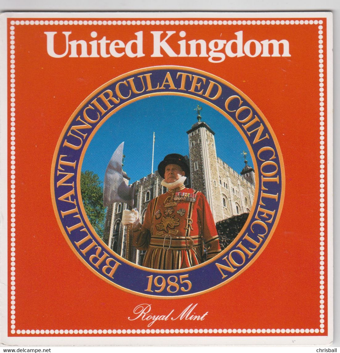 UK - 1985 Year Set BUNC Royal Mint Presentation Pack - Mint Sets & Proof Sets