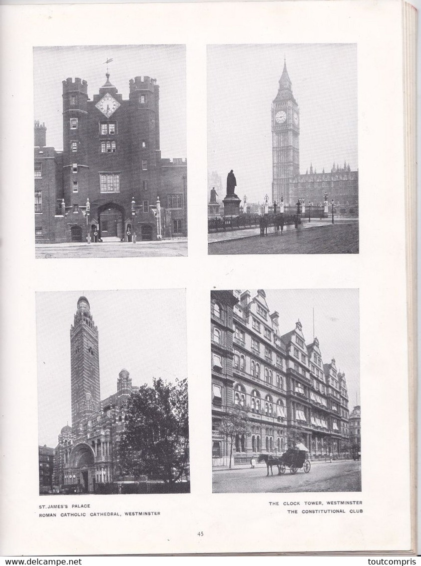 LIVRE-TC-23-EM-002 : 401 VIEWS OF LONDON. 88 PAGES FORMAT 21.5 X 28 CM - Architettura