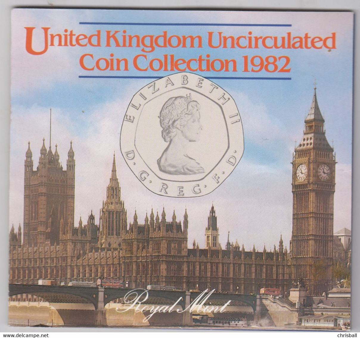 UK - 1982 Year Set BUNC Royal Mint Presentation Pack - Mint Sets & Proof Sets