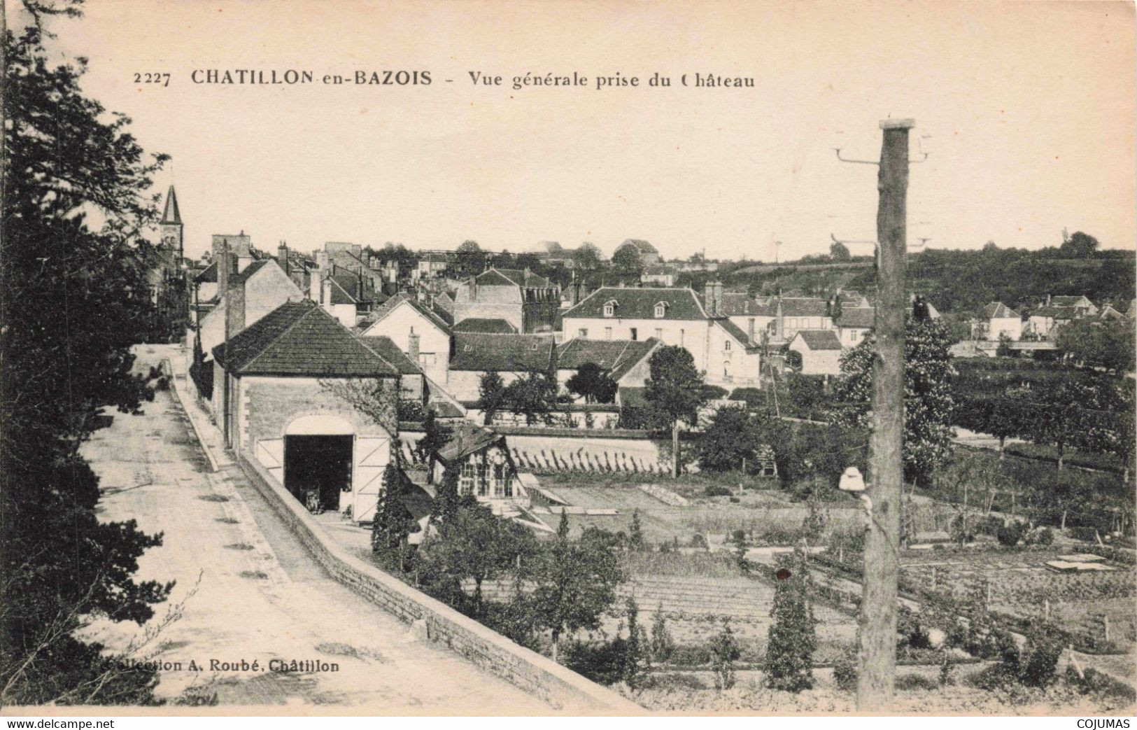 58 - CHATILLON EN BAZOIS - S10501 - Vue Générale Prise Du Château - L1 - Chatillon En Bazois