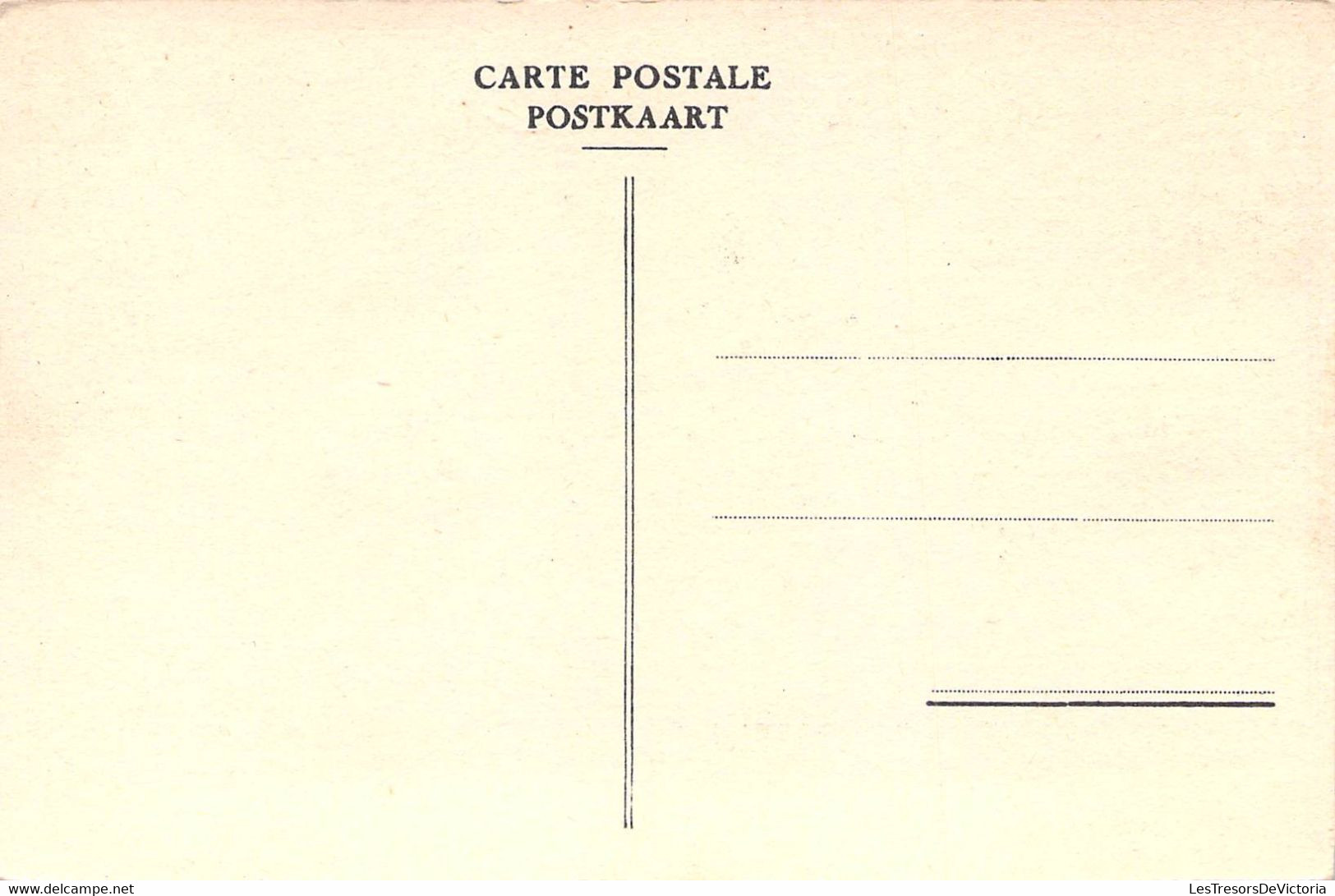 Représentation De Timbres - Famille Pierrot Au Repas - Colorisé - Carte Postale Ancienne - Briefmarken (Abbildungen)