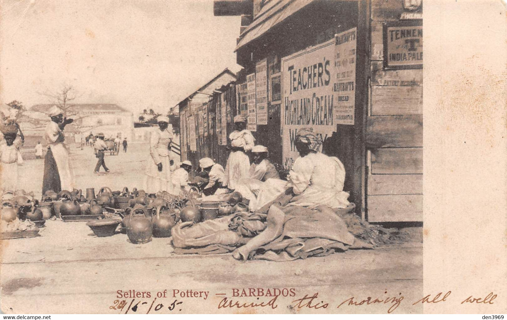 Amérique - BARBADES - Barbados - Sellers Of Pottery - Marchands De Poteries - Précurseur Voyagé (voir Les 2 Scans) - Barbados (Barbuda)