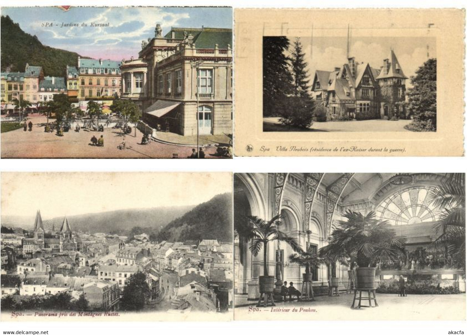 SPA BELGIUM 47 Vintage Postcards Mostly Pre-1940 (L3537) - Collections & Lots