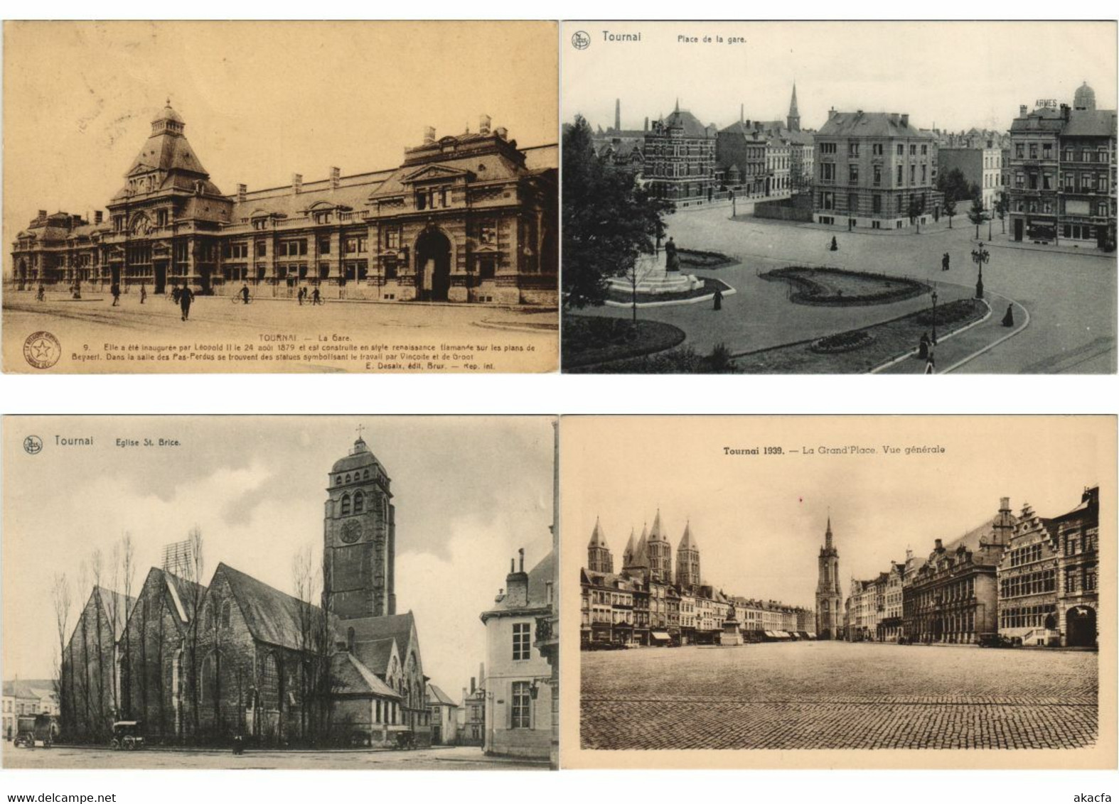 BELGIUM TOURNAI 81 Vintage Postcards Pre-1940 (L5133) - Collezioni E Lotti