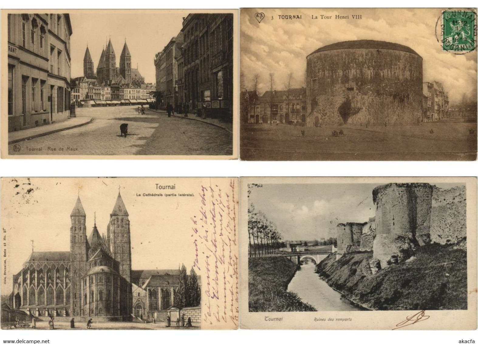 BELGIUM TOURNAI 81 Vintage Postcards Pre-1940 (L5133) - Colecciones Y Lotes