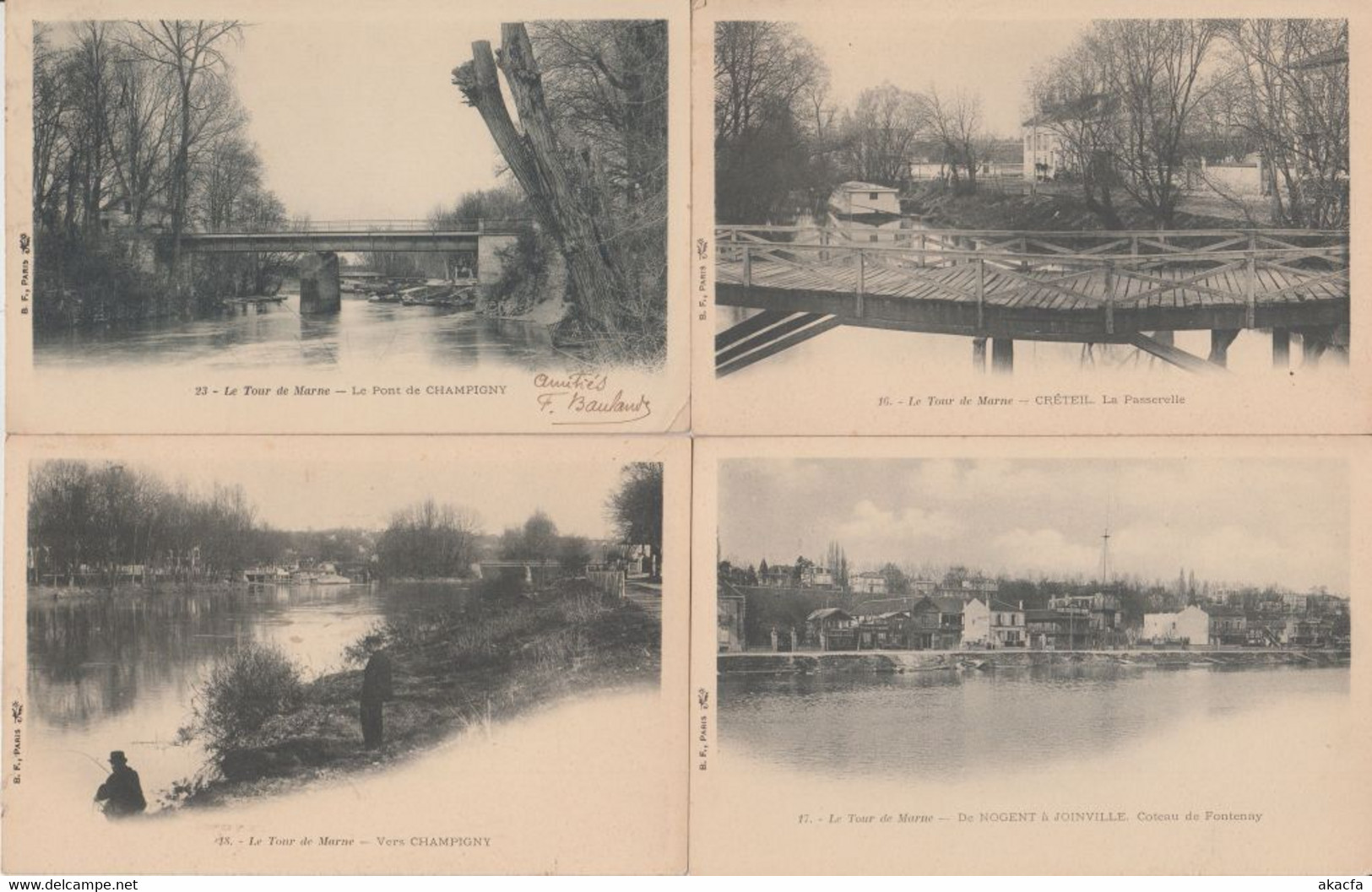 LE TOUR DE MARNE FRANCE 46 Vintage Postcards pre- 1940 (L5523)