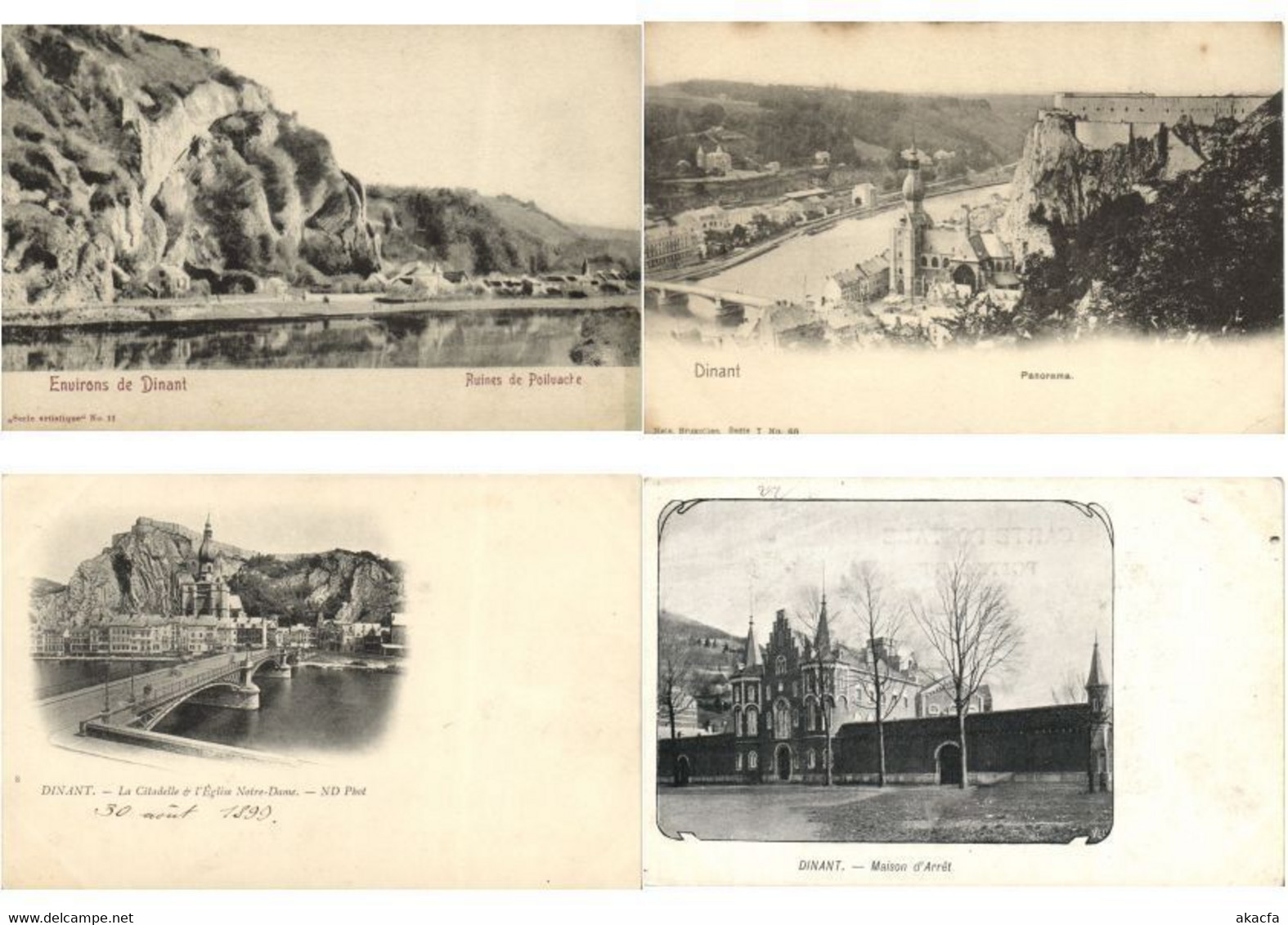 DINANT BELGIUM 67 Vintage Postcards Mostly pre-1940 (L3536)