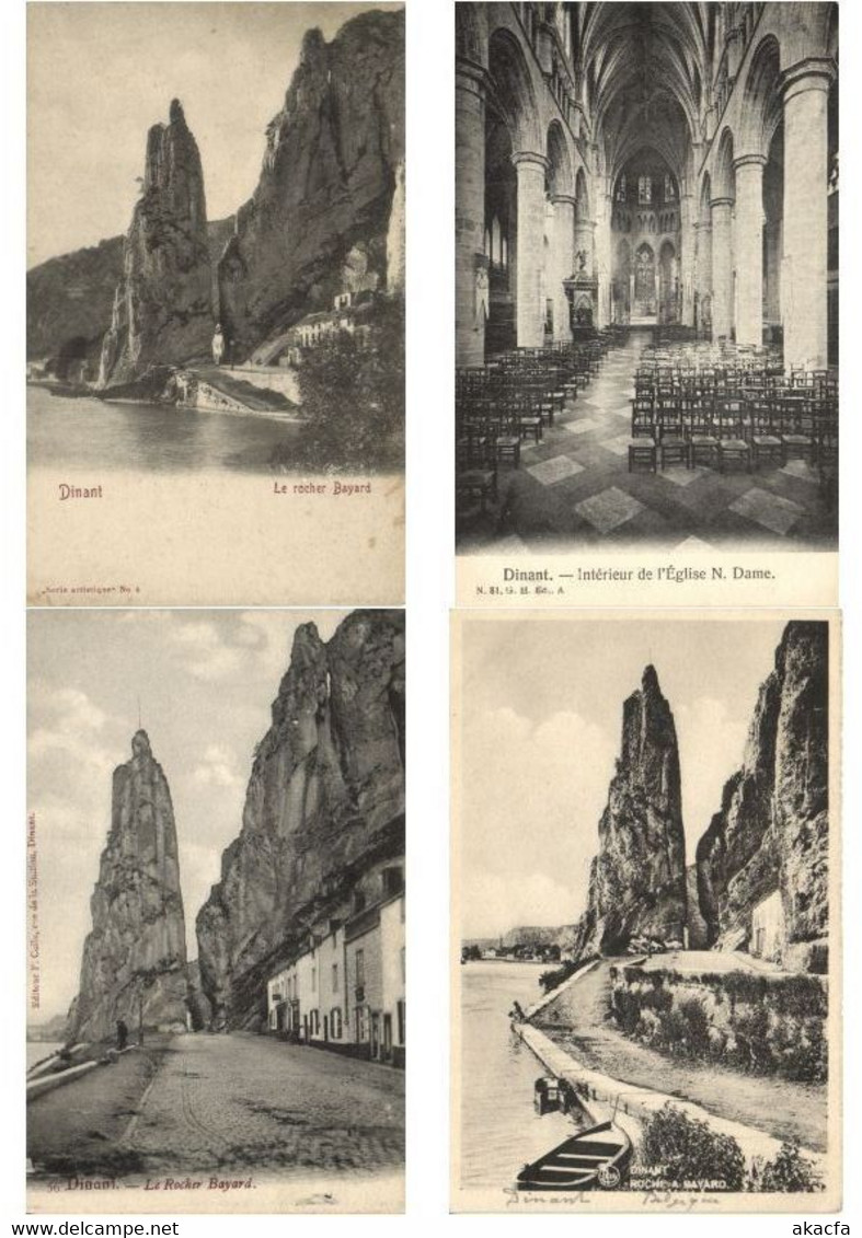 DINANT BELGIUM 67 Vintage Postcards Mostly pre-1940 (L3536)