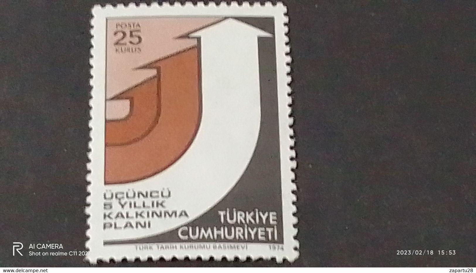 TÜRKEY--1970-80- --    25K  DAMGASIZ - Unused Stamps