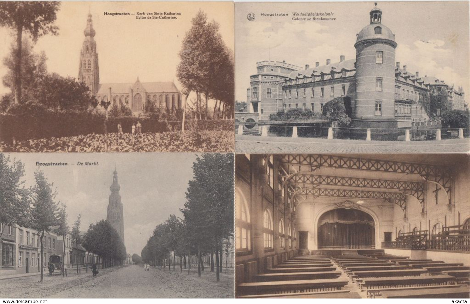 HOOGSTRATEN HOOGSTRAETEN(Antwerpen) Belgium 41 Postcards mostly pre-1940 (L3851)