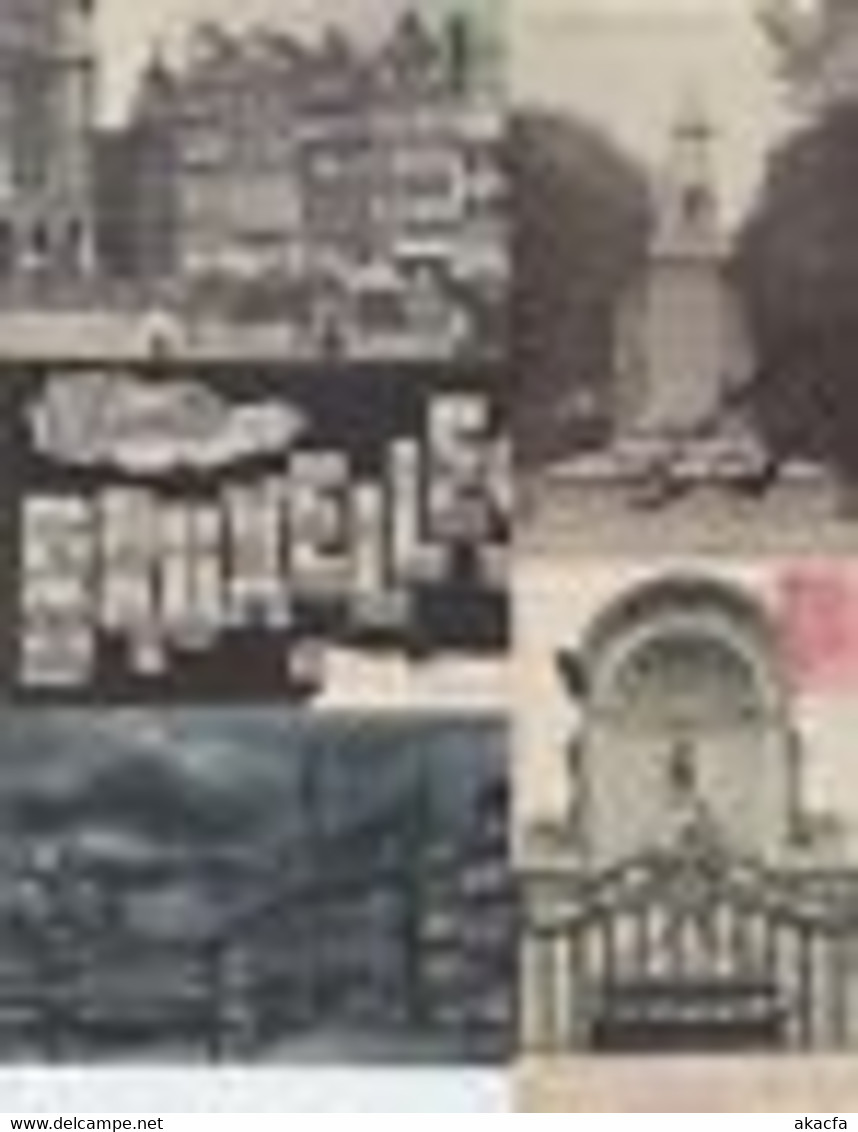 BRUSSELS BRUXELLES BELGIUM 50 Vintage Postcards Mostly Pre-1940 (L3607) - Colecciones Y Lotes