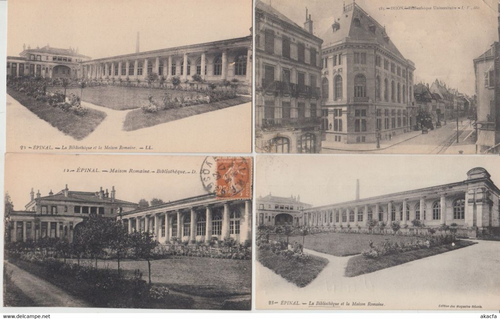 LIBRARIES BIBLIOTHEQUES FRANCE 44 Vintage Postcards Mostly Pre-1940 (L5656) - Bibliotheken