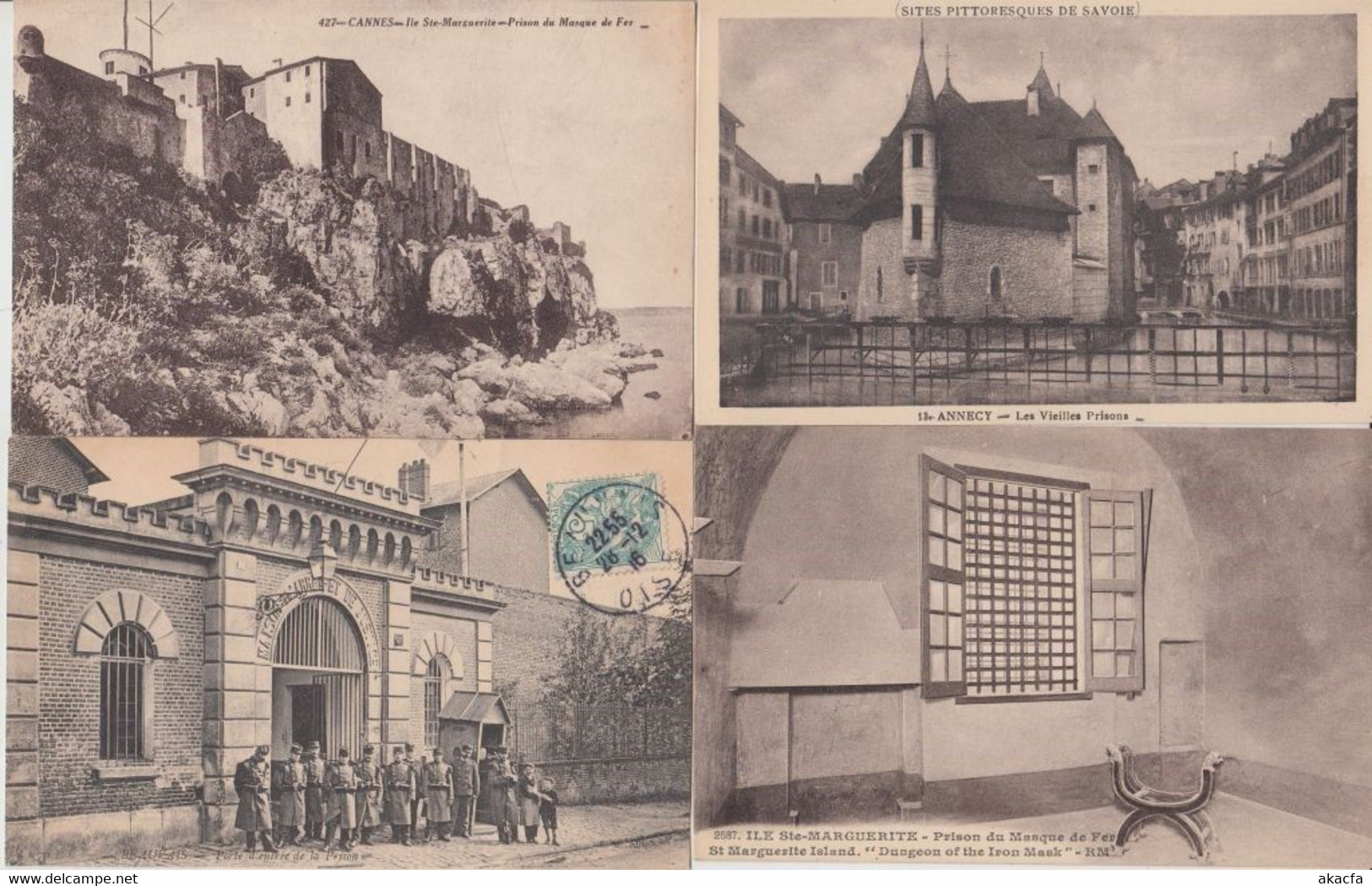 PRISONS FRANCE 62 Vintage Postcards Pre-1940 (L2856) - Bagne & Bagnards