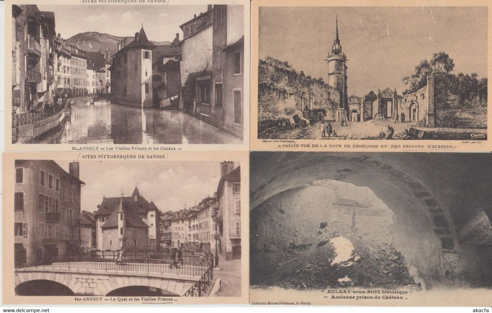 PRISONS FRANCE 62 Vintage Postcards Pre-1940 (L2856) - Bagne & Bagnards