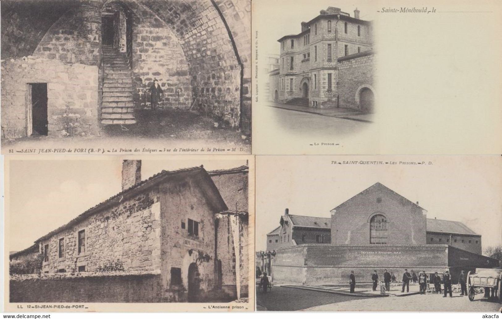 PRISONS FRANCE 62 Vintage Postcards Pre-1940 (L2856) - Prison