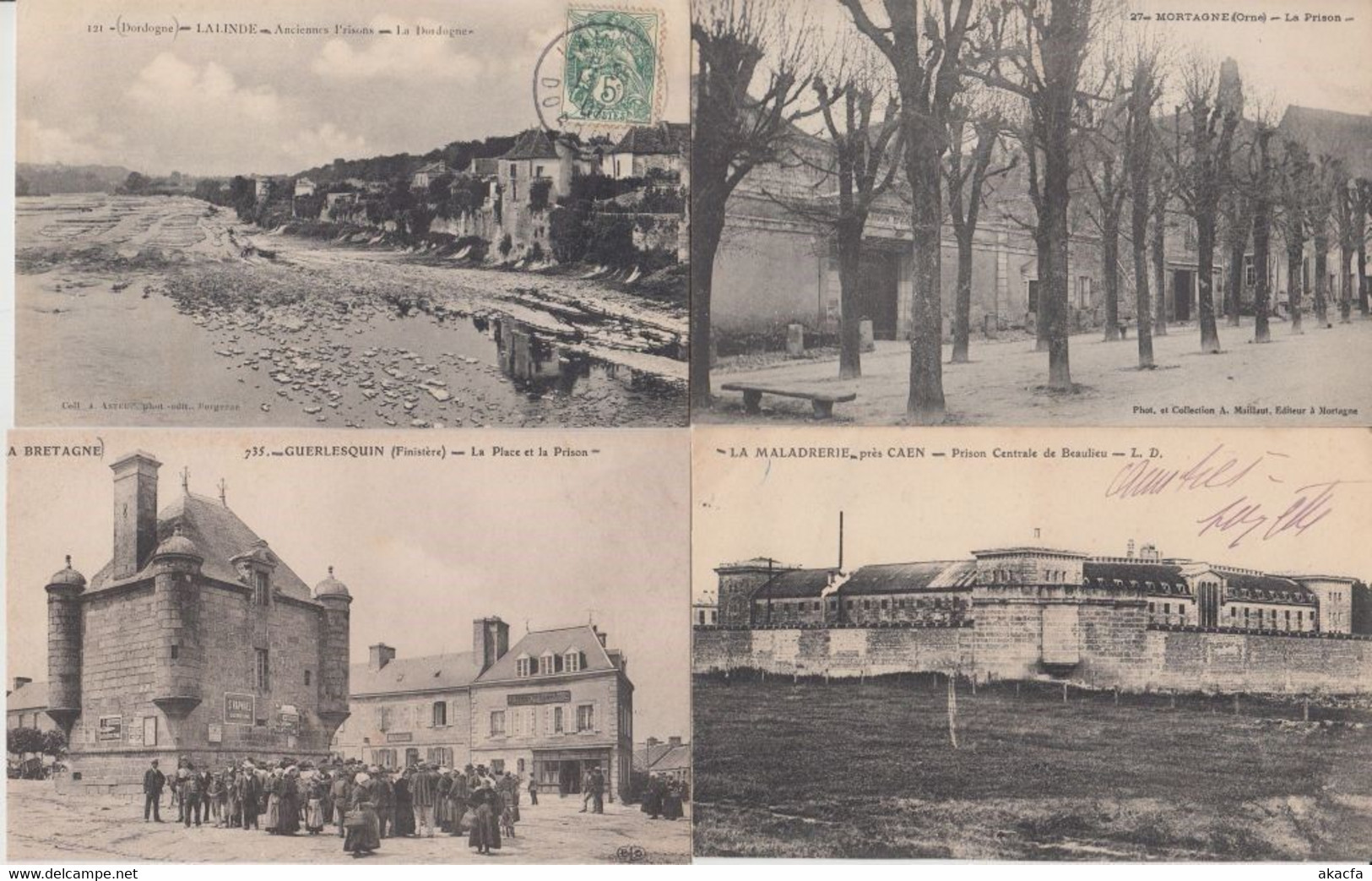 PRISONS FRANCE 62 Vintage Postcards pre-1940 (L2856)