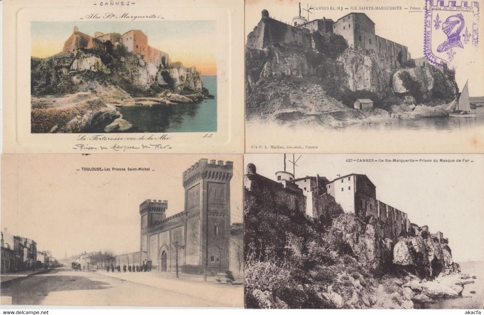 PRISONS FRANCE 62 Vintage Postcards pre-1940 (L2856)