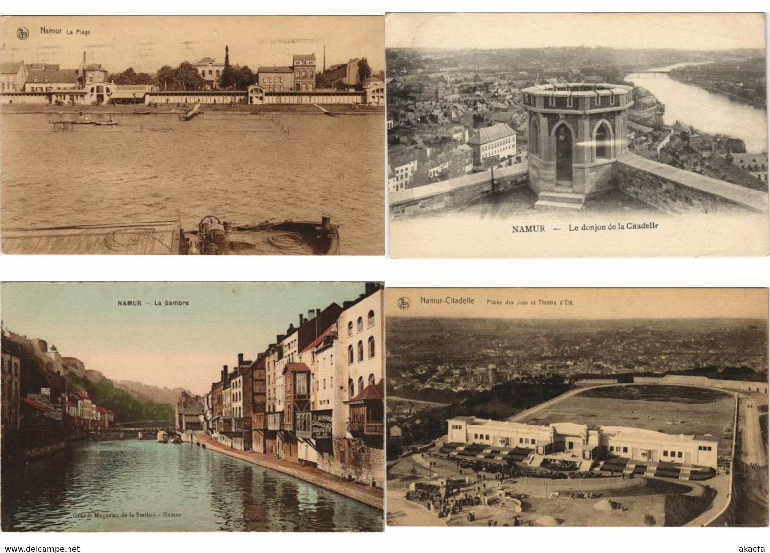 BELGIUM NAMUR 160 Vintage Postcards Pre-1940 (L5132) - Collezioni E Lotti